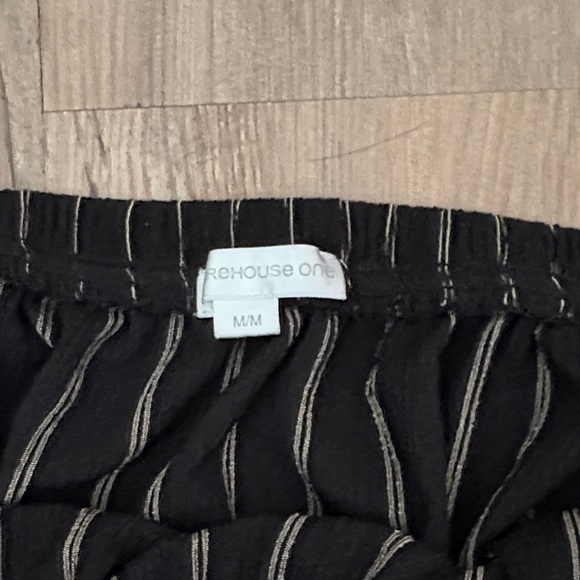 Warehouse Black and White Striped Jumpsuit - Picture 4 of 5